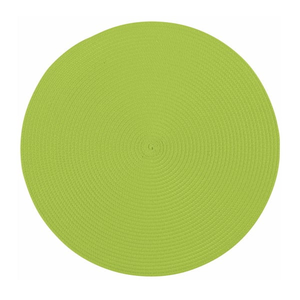 Round zöld kerek tányéralátét, ø 38 cm - Tiseco Home Studio