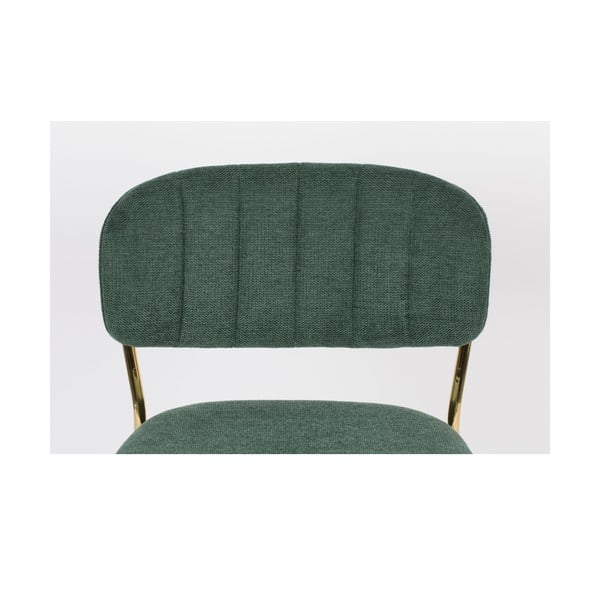 Sötétzöld bárszék szett 2 db-os 89 cm Jolien – White Label-image-1