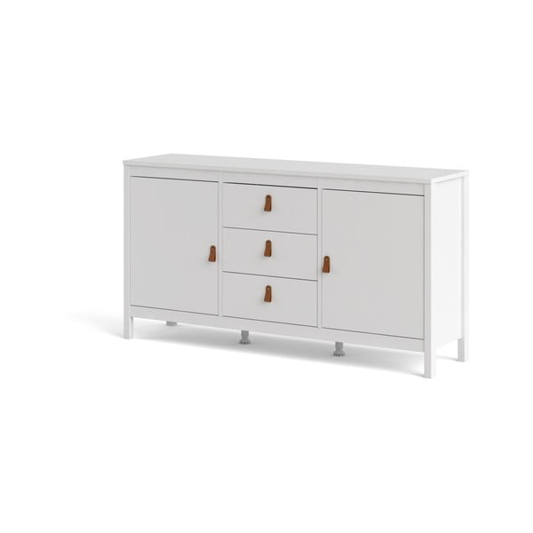 Fehér alacsony komód 151x80 cm Madrid – Tvilum-image-3