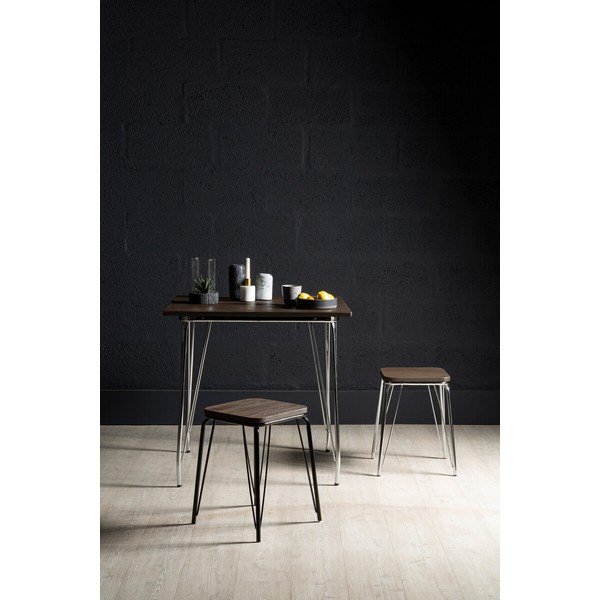 Szilfa étkezőasztal ø 80 cm District – Premier Housewares-image-2