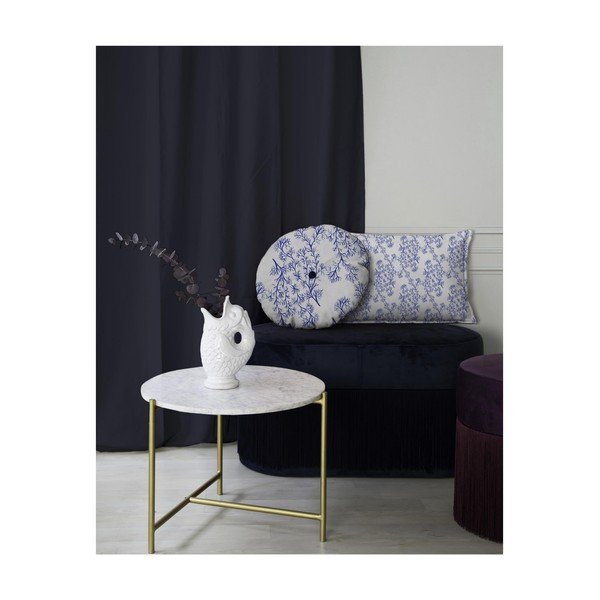 Sea kerek díszpárna bársony huzattal, ⌀ 45 cm - Velvet Atelier-image-2