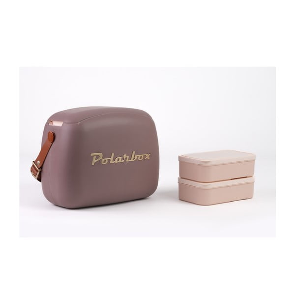 Barna hűtődoboz 6 l Classic Gold – Polarbox
