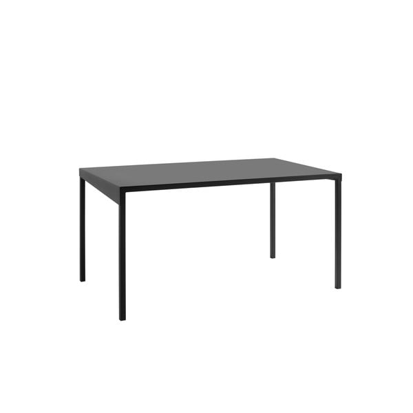 Obroos fekete fém étkezőasztal, 140 x 80 cm - Costum Form