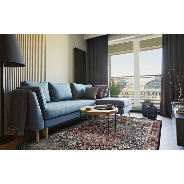 Sötétzöld gyapjú szőnyeg 200x300 cm Ava – Agnella-image-1