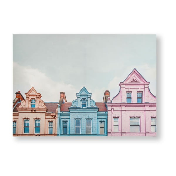 Pretty Pastel Skyline kép, 70 x 50 cm - Graham & Brown