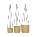 Fém függő kaspó szett 3 db-os ø 25 cm Bloom – Hübsch