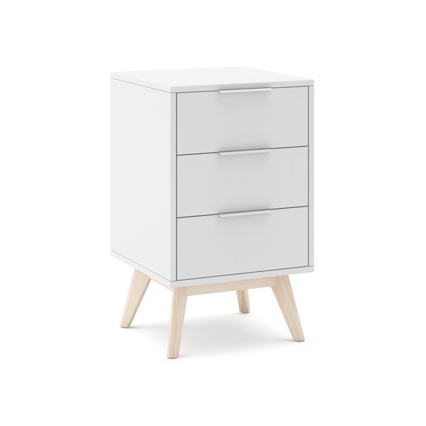 Fehér éjjeliszekrény Campus – Marckeric-image-2