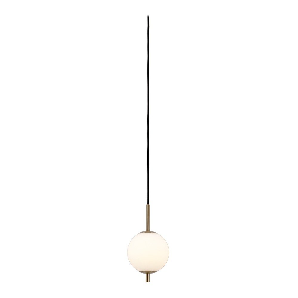 Sárgaréz színű fém LED függőlámpa üveg búrával ø 12 cm Audrey  UMAGE