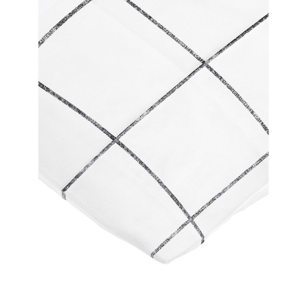Fehér pamut-perkál díszpárnahuzat, 40 x 80 cm - Westwing Collection-image-2