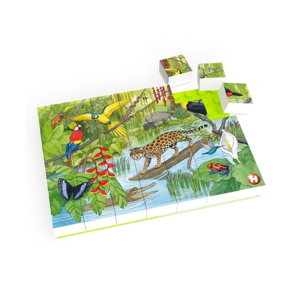 Esőerdő puzzle gyerekeknek - Hubelino