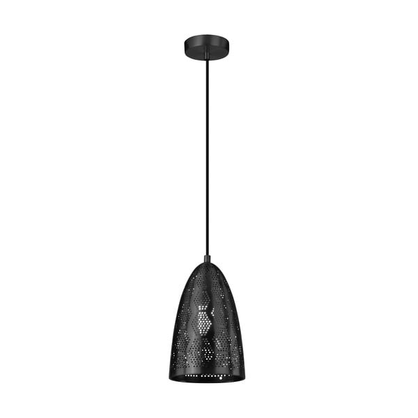 Fekete függőlámpa fém búrával ø 20 cm Bene – Candellux Lighting