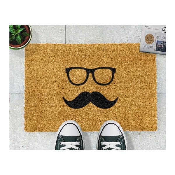 Mustache & Glasses lábtörlő, 40 x 60 cm - Artsy Doormats