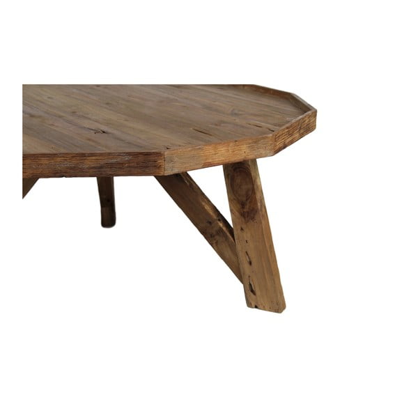 Diamond teakfa dohányzóasztal, Ø 90 cm - HSM collection-image-2