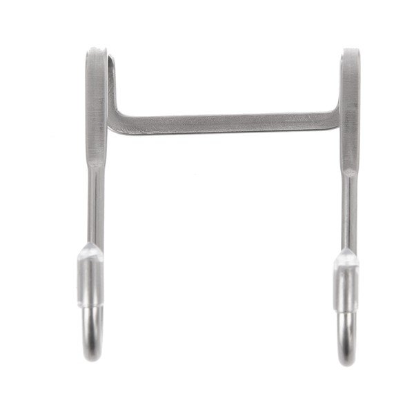 Ezüstszínű függő rozsdamentes acél akasztó szett 2 db-os – Orion-image-2