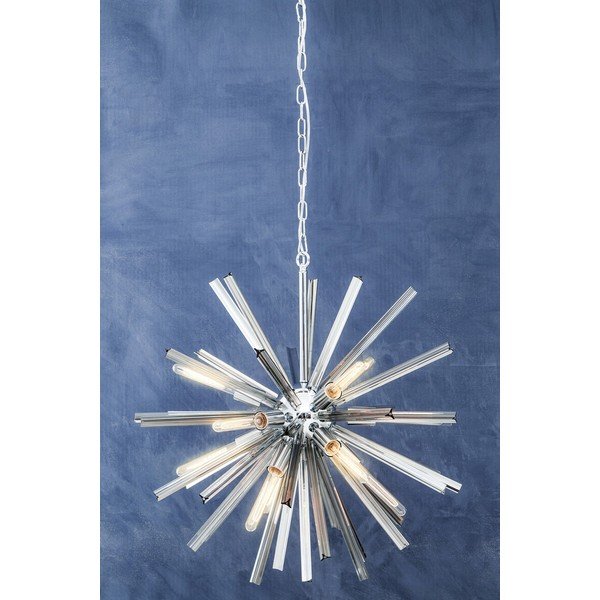 Fém függőlámpa üveg búrával ø 75 cm Karlo – Premier Housewares-image-3