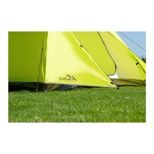 Trent sárga duplafalú háromszemélyes sátor - Cattara-image-4