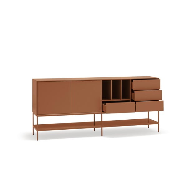 Téglavörös komód 220x98x45 cm Platt – Teulat-image-3