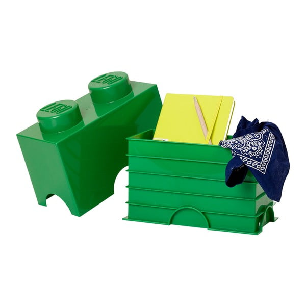 Zöld dupla tárolódoboz - LEGO®-image-2