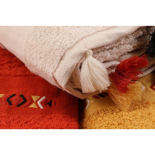 Frottír pamut törölköző szett 3 db-os 50x90 cm Asorti – Foutastic-image-1