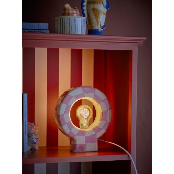 Rózsaszín asztali lámpa (magasság 23,5 cm) Vialini – Bloomingville-image-2