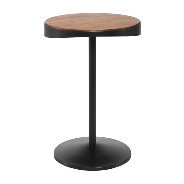 Drop kisasztal diófa asztallappal, Ø 40 cm - Wewood - Portuguese Joinery