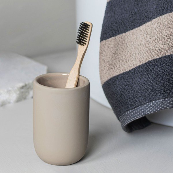 Krémszínű fogkefetartó pohár Lotus – Mette Ditmer Denmark-image-4