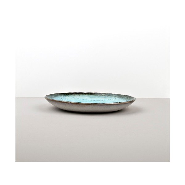 Sky kék ovális kerámia tányér, 24 c 20 cm - MIJ-image-2