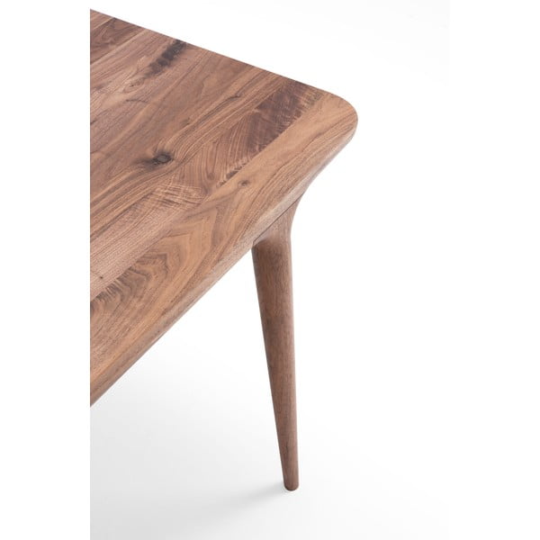 Diófa étkezőasztal 90x200 cm Fawn – Gazzda-image-4