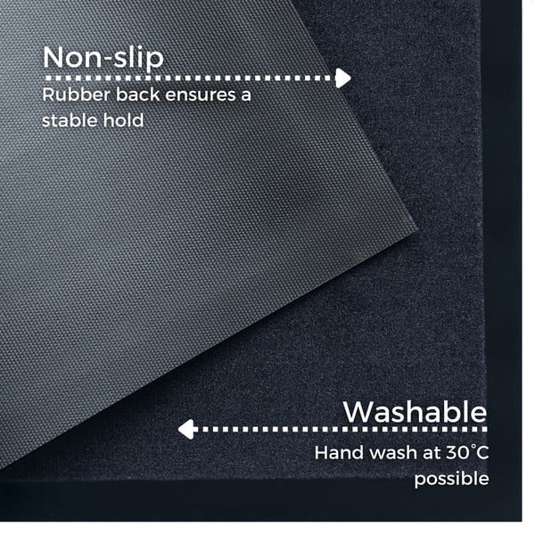 Maison fekete lábtörlő, 45x75 cm - Ragami-image-4