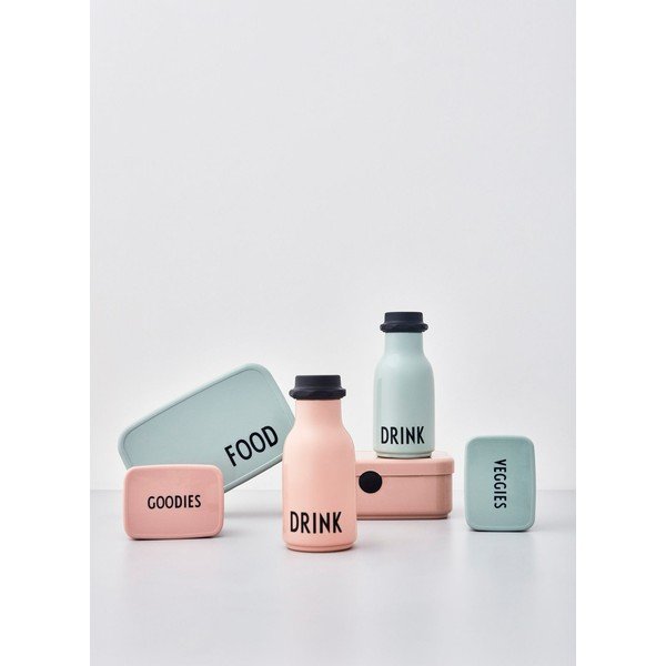 Drink rózsaszín palack gyerekeknek, 330 ml - Design Letters-image-3