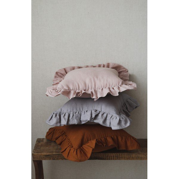 Gyerek párnahuzat Powder Pink Frill - Moi Mili-image-2