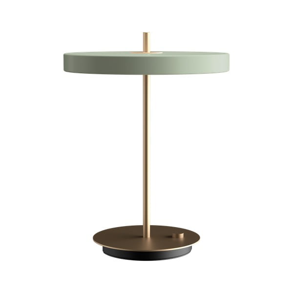 Világoszöld LED szabályozható asztali lámpa fém búrával (magasság 41,5 cm) Asteria Table – UMAGE