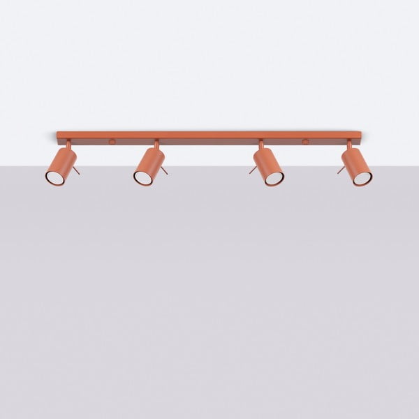 Téglavörös spotlámpa 6x81 cm Etna – Sollux-image-3