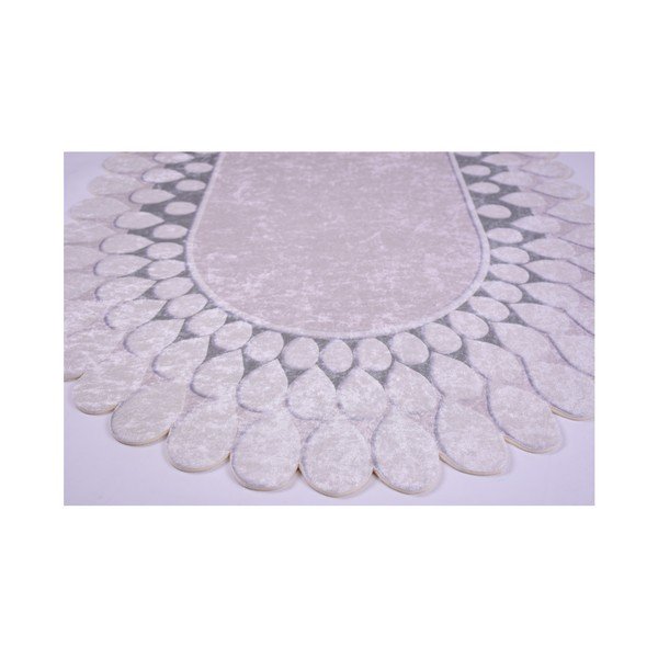 Zinno Oval Gri szürke szőnyeg, 80 x 120 cm - Vitaus-image-1