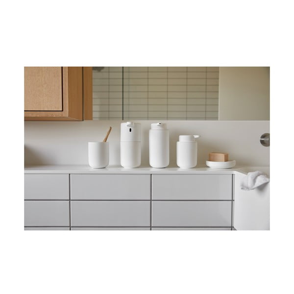 Fehér agyagkerámia szappanadagoló 450 ml Ume – Zone-image-1