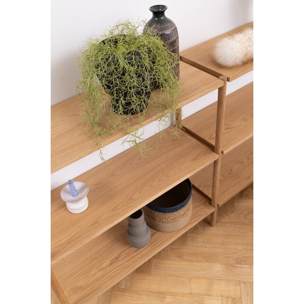 Braidwood könyvespolc tölgyfa dekorral, 169 x 88 cm - Actona-image-1