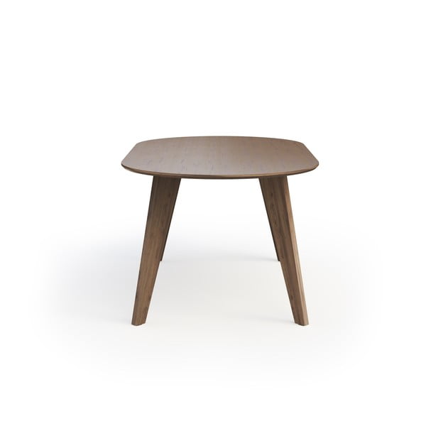 Natúr színű étkezőasztal diófa dekoros asztallappal 100x180 cm Lago – TemaHome-image-4