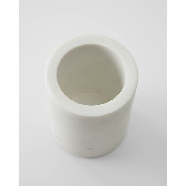 Fehér márvány fogkefetartó pohár Elenei – Kave Home-image-3