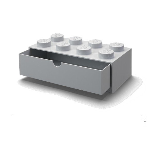 Brick szürke fiókos doboz, 31,6 x 11,3 cm - LEGO®-image-3