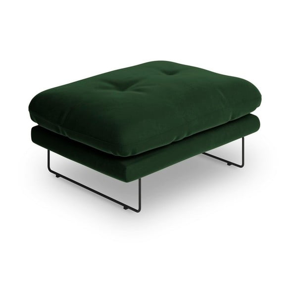 Gravity üvegzöld bársony puff - Windsor & Co Sofas-image-2