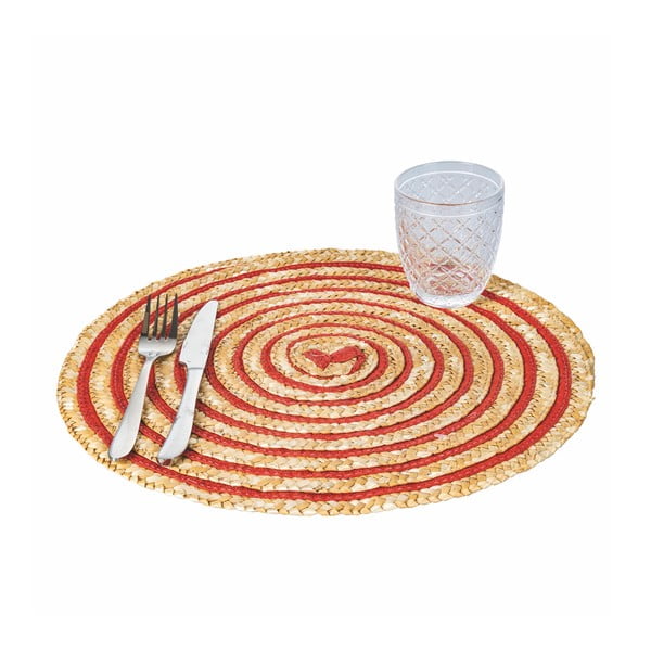 Rafia tányéralátét szett 6 db-os ø 38 cm Spiral – Villa d'Este-image-1