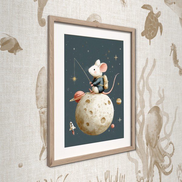Gyerek kép 30x40 cm Astro Mouse – Styler-image-2