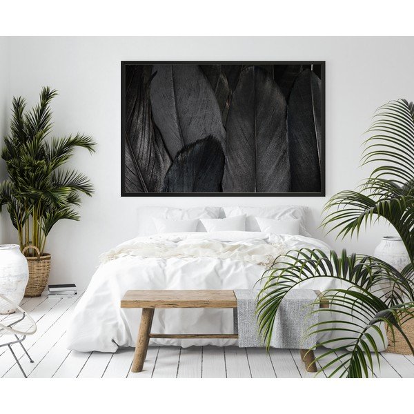 Feathers Black plakát, 50 x 40 cm - DecoKing-image-2