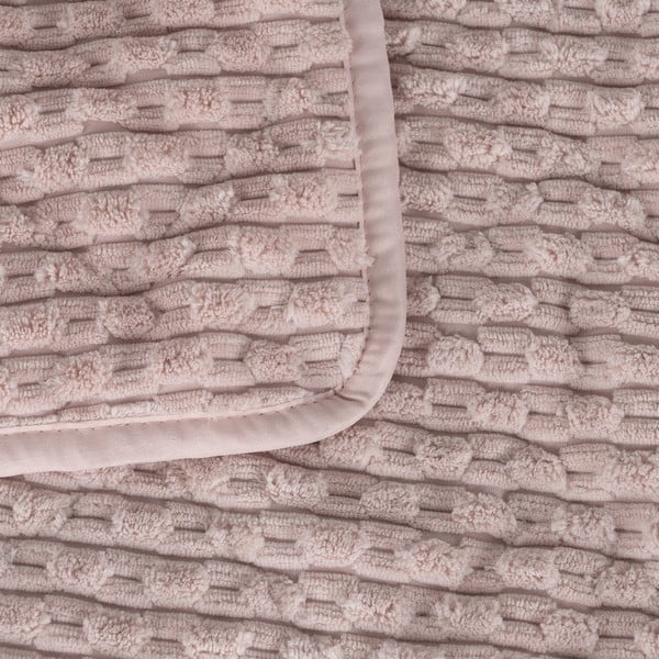 Rózsaszín steppelt ágytakaró 180x260 cm – Ixia-image-1