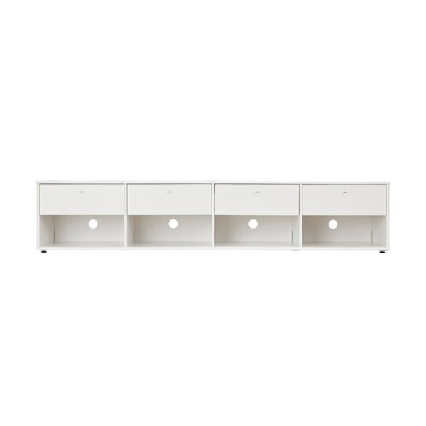 Fehér TV-állvány 214x45 cm Mistral – Hammel Furniture