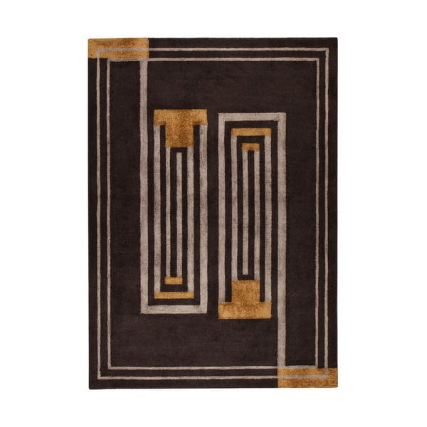 Moderne Lifestyle barna kézzel szőtt szőnyeg, 160 x 230 cm - Flair Rugs