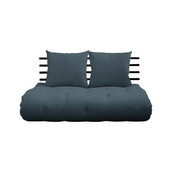 Shin Sano Black/Petrol Blue kék kinyitható kanapé - Karup Design