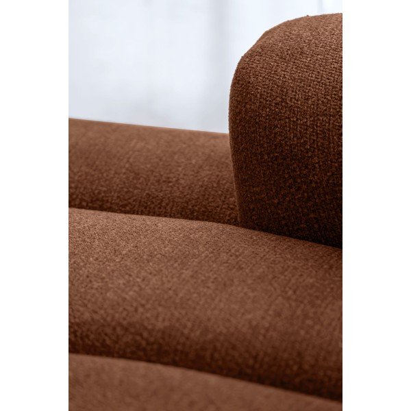 Terrakotta színű sarokkanapé (jobb oldali-U alakú) Shell – Miuform-image-2