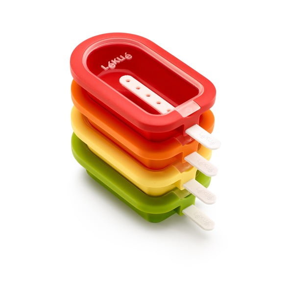 Szilikon jégkrémkészítő forma szett 4 db-os – Lékué