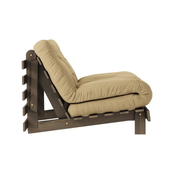 Bézses mustársárga fotel Roots – Karup Design-image-3